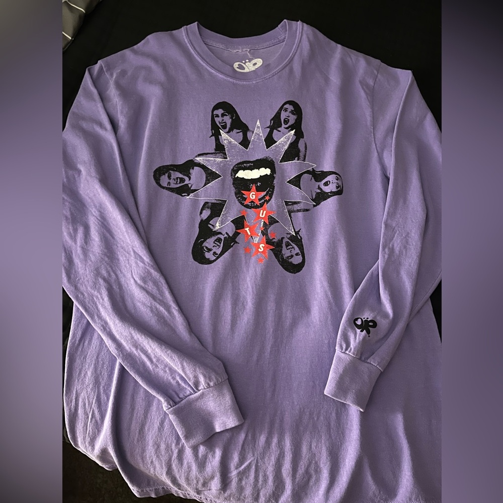 olivia rodrigo guts tour long sleeve